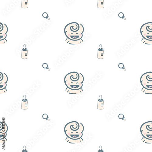 baby graphic pattern wallpaper object