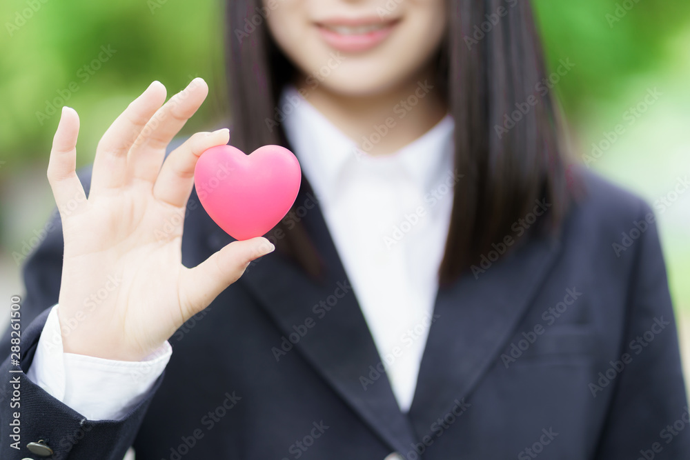 女子高生 ハート 女子高生 ハート
