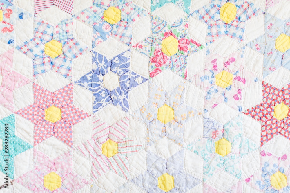 Naklejka premium Texas Star Quilt