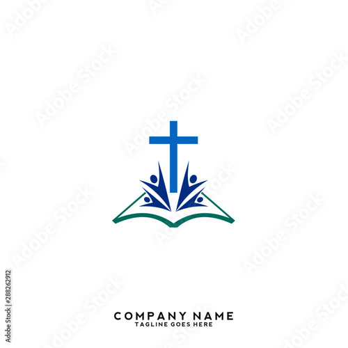 Church vector logo symbol graphic abstract template