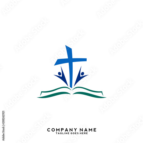 Church vector logo symbol graphic abstract template