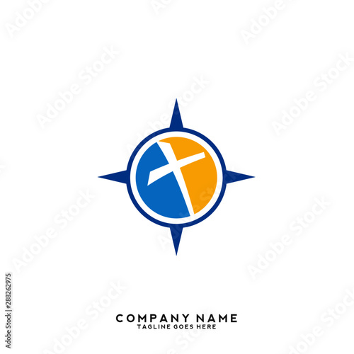 Church vector logo symbol graphic abstract template