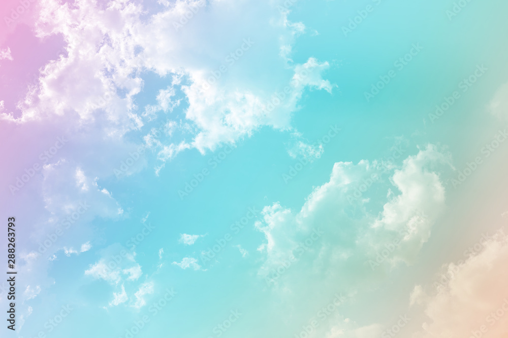 Fototapeta premium abstract background with clouds