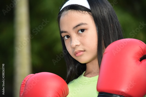 An An Unemotional Child Athlete photo