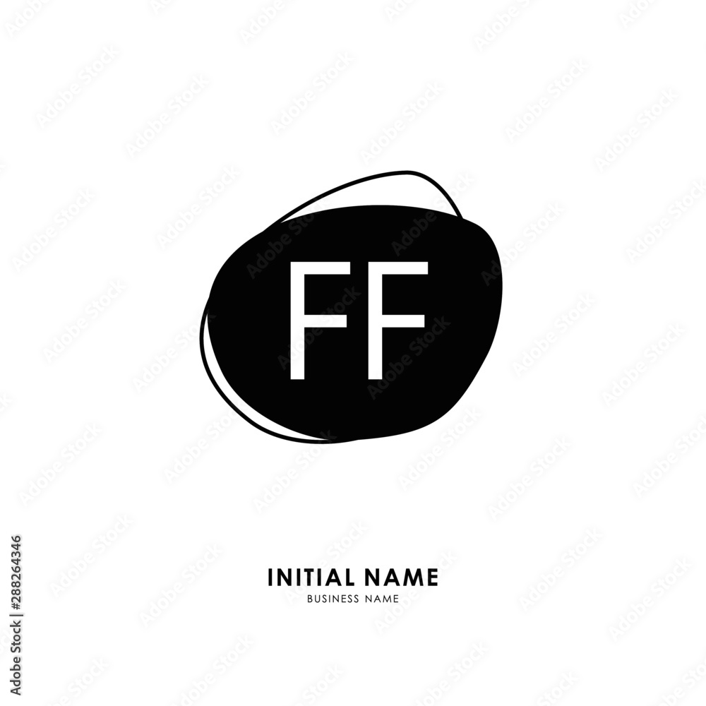 F FF Initial logo letter with minimalist concept. Vector with scandinavian style logo. F FF Initial logo letter with minimalist concept. Vector with scandinavian style logo.
