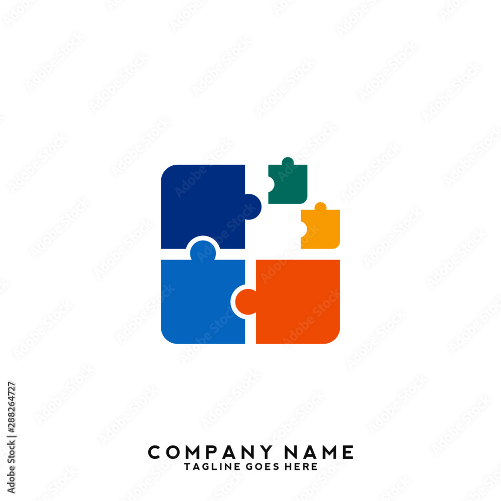 Creative people logo design template