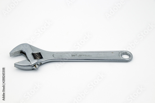 wrench isolated on white background © Baurzhan