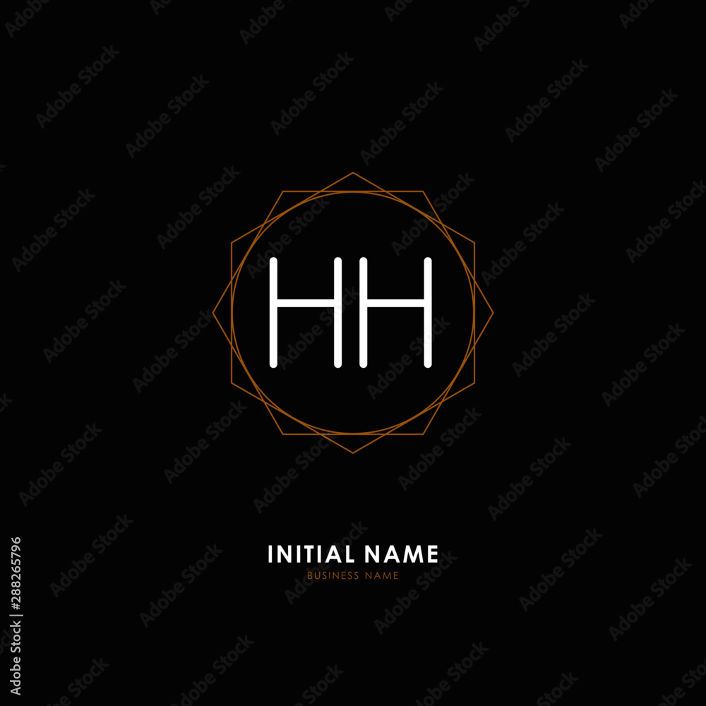 H HH Initial logo letter with minimalist concept. Vector with scandinavian style logo. H HH Initial logo letter with minimalist concept. Vector with scandinavian style logo.