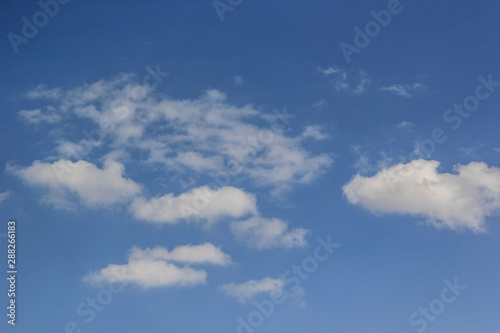 blue sky with white clouds