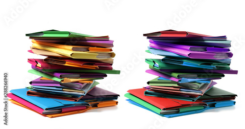 Stacks of Document Folders