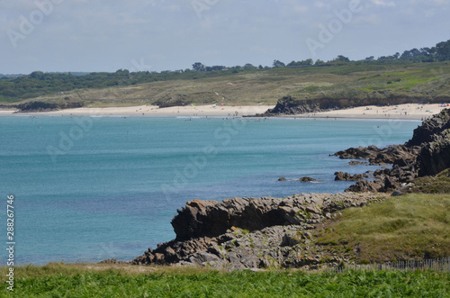 Plage des Blancs Sablons, Le Conquet, Brittany, France photo