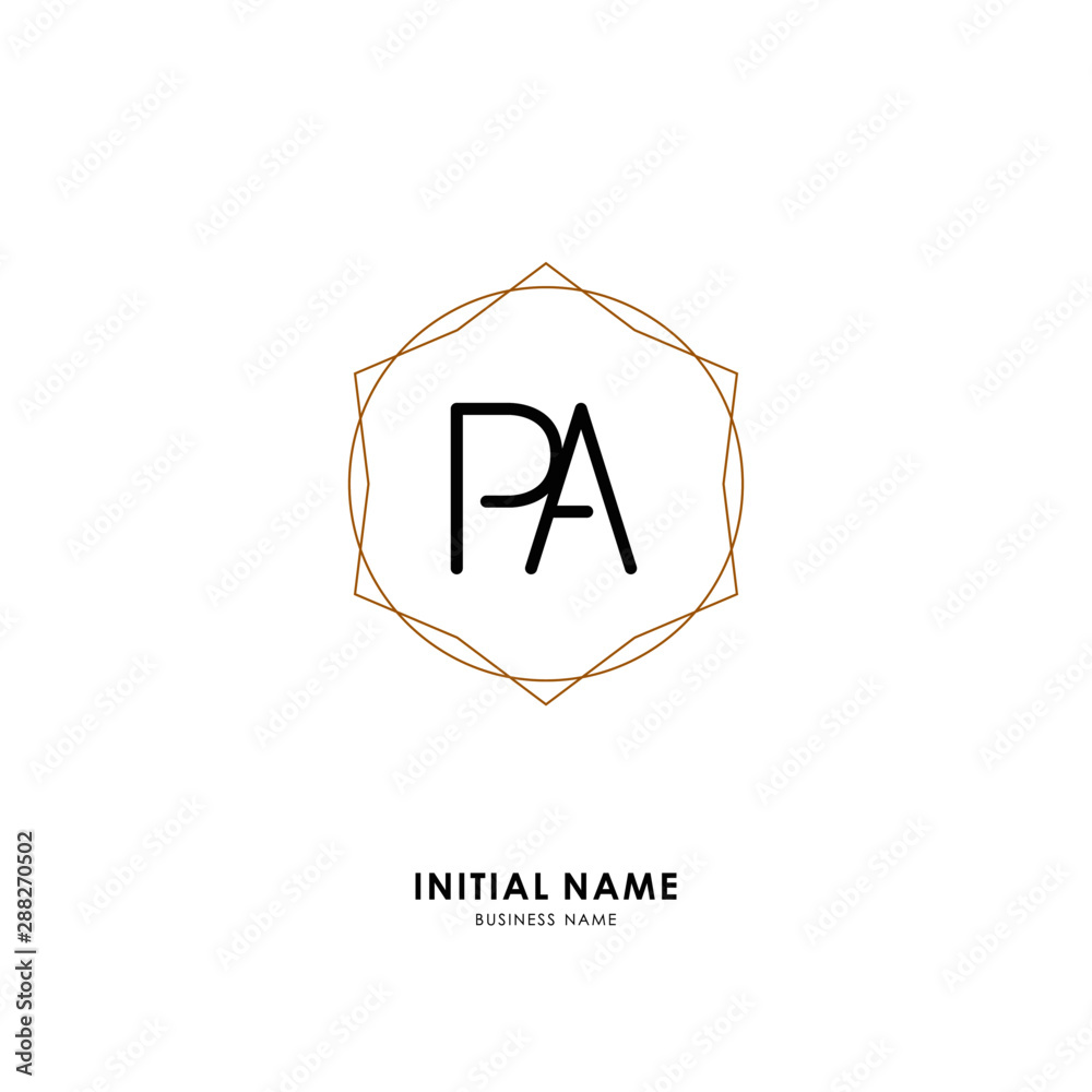 P A PA Initial logo letter with minimalist concept. Vector with scandinavian style logo. P A PA Initial logo letter with minimalist concept. Vector with scandinavian style logo.