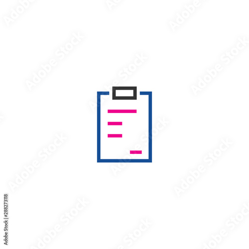 Abstract book cover with note color line icon. Vector business illustration. Rainbow vector icon. Thin line illustration. White abstract texture. Vector graphic set.