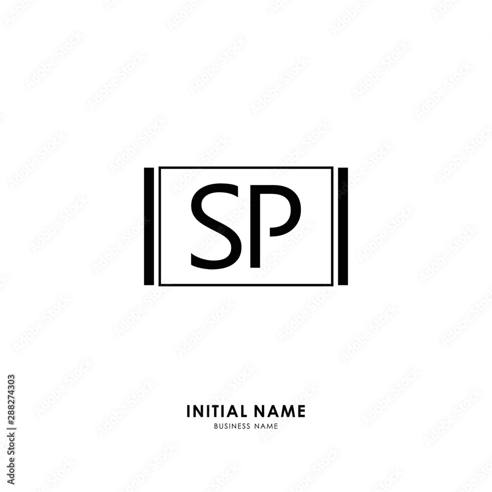 SP SP Initial logo letter with minimalist concept. Vector with scandinavian style logo. SP SP Initial logo letter with minimalist concept. Vector with scandinavian style logo.