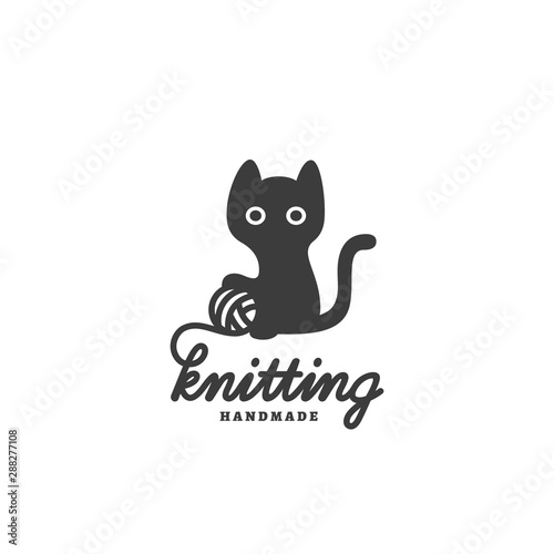 Knitting logo