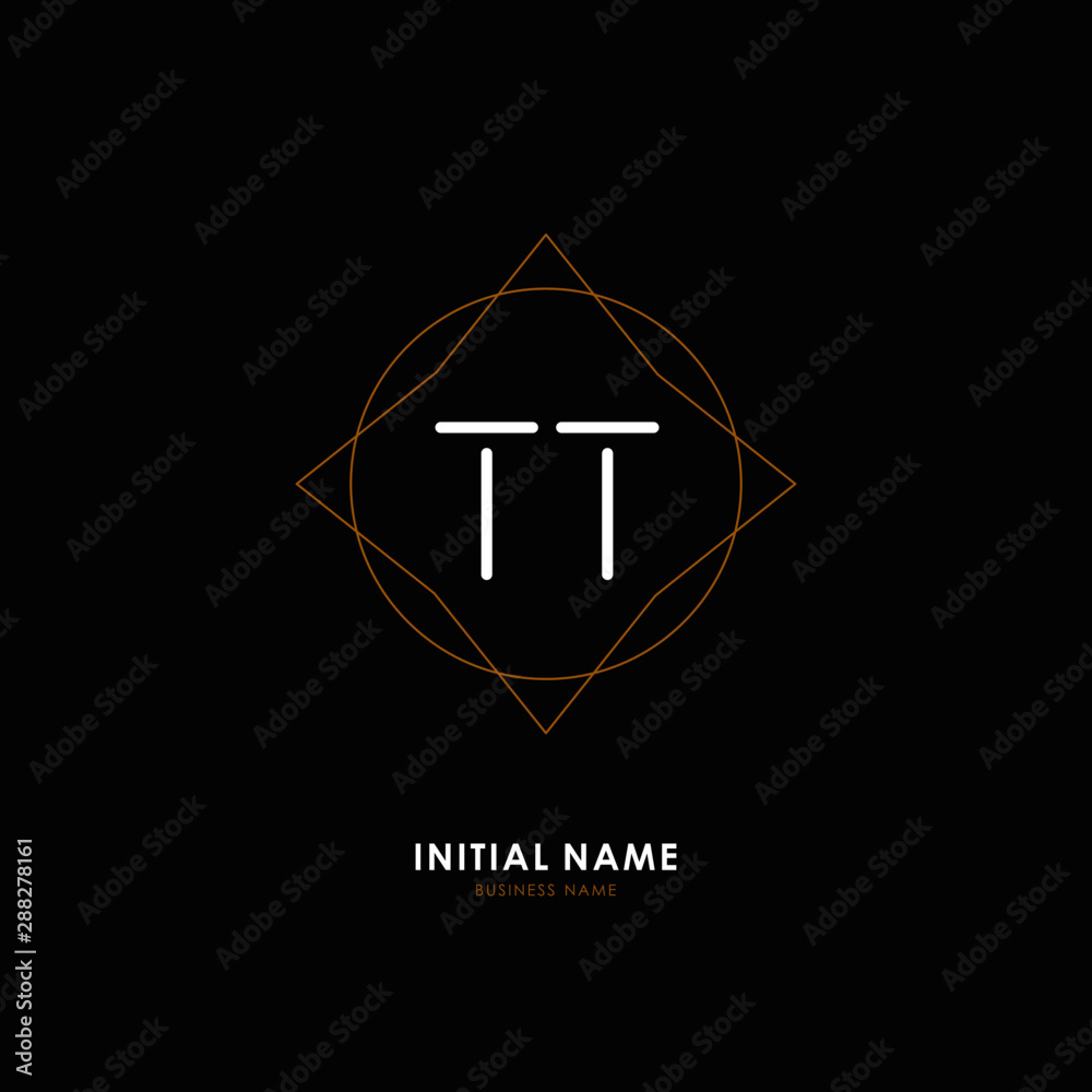 T TT Initial logo letter with minimalist concept. Vector with scandinavian style logo. T TT Initial logo letter with minimalist concept. Vector with scandinavian style logo.