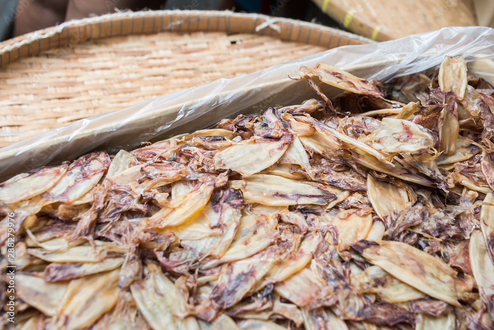 dried cuttlefish ,dried squid in Thailand market ,seafood background ,seafood market, traditional raw food dried cuttlefish ,dried squid in Thailand market ,seafood background ,seafood market, traditional raw food