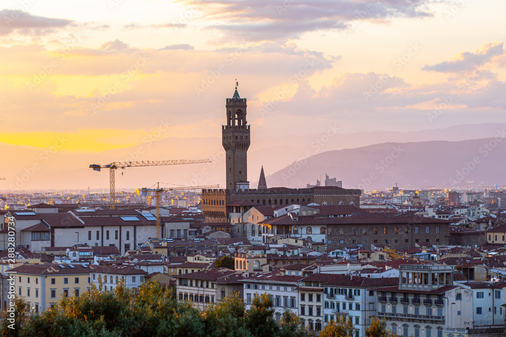 view of the city of florence italy