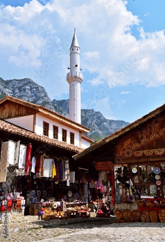 Old Bazar in Kruje, Albanien