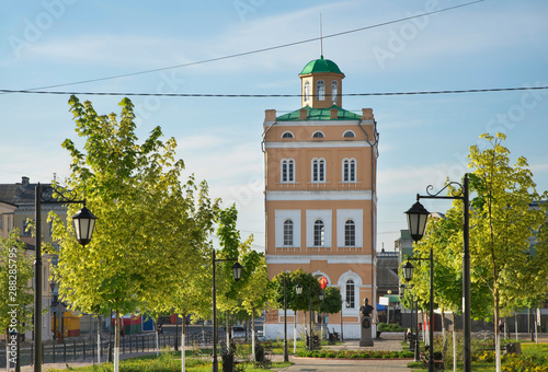 Old water tower in Murom. Russia photo