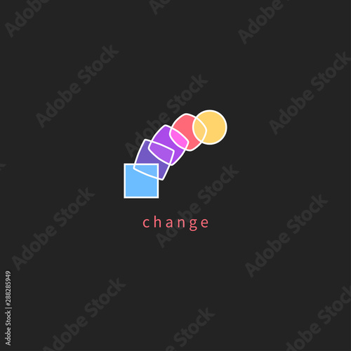 business coach abstract icon