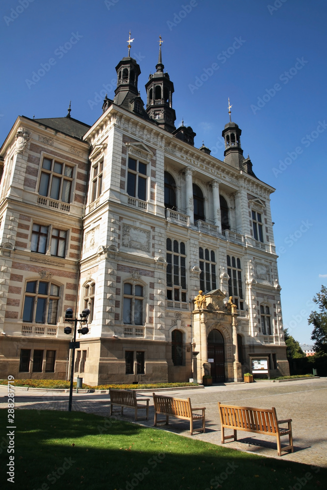 Regional museum of Western Bohemia in Plzen. Czech Republic
