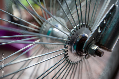 wheel of motorcycle