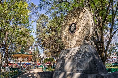 Monument to Mexican Advocate and President Benito Juarez, Quetzaltenango, Guatemala photo