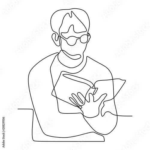 Continuous one line drawing...