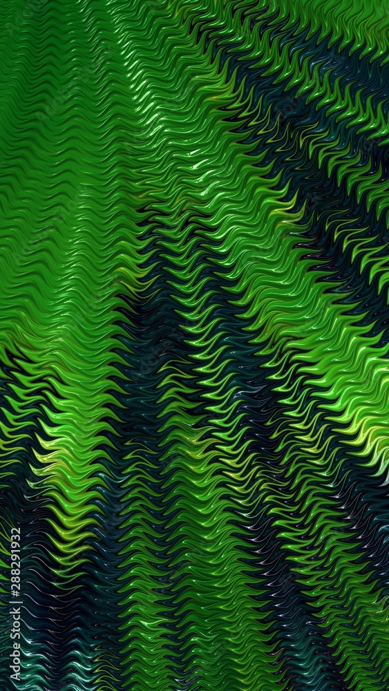 Green abstract zigzag background 