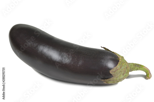 Wallpaper Mural isolated on white.  ripe eggplant vegetable background Torontodigital.ca