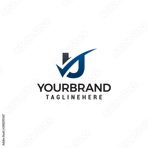 Letter U With Checklist Logo Template