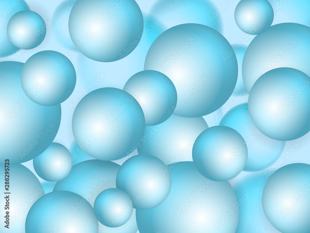 Abstract trendy pattern with blue spheres. Vector illustration for poster Abstract trendy pattern with blue spheres. Vector illustration for poster