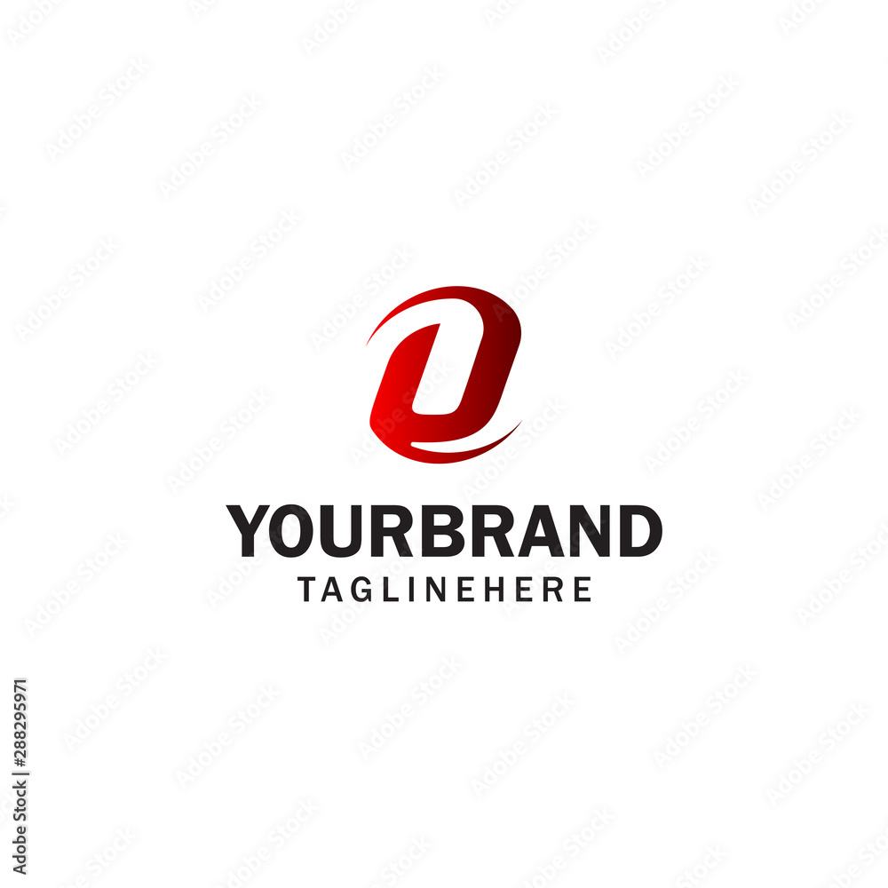 letter U spin rotation logo design concept template letter U spin rotation logo design concept template