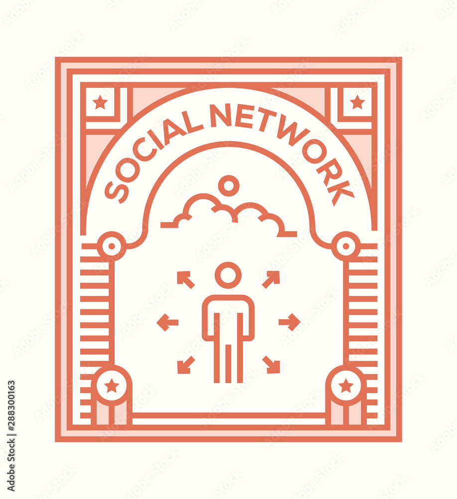 SOCIAL NETWORK ICON CONCEPT SOCIAL NETWORK ICON CONCEPT