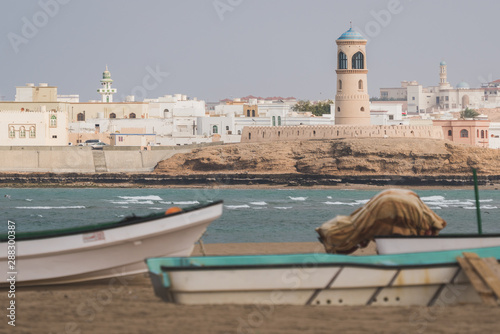 The seaside village of Sur, on the Gulf of Oman, Oman photo