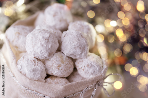 Traditional Greek Christmas cookies photo