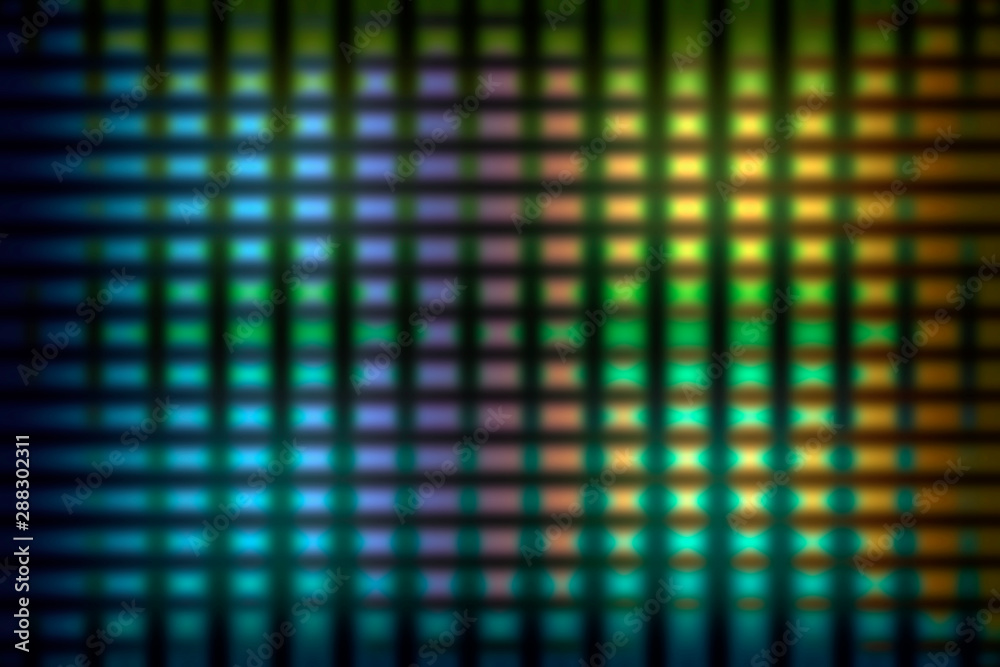 Blurred lights grid background