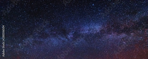 Fotografie, Obraz Night photos in the Ukrainian Carpathian Mountains with a bright starry sky and