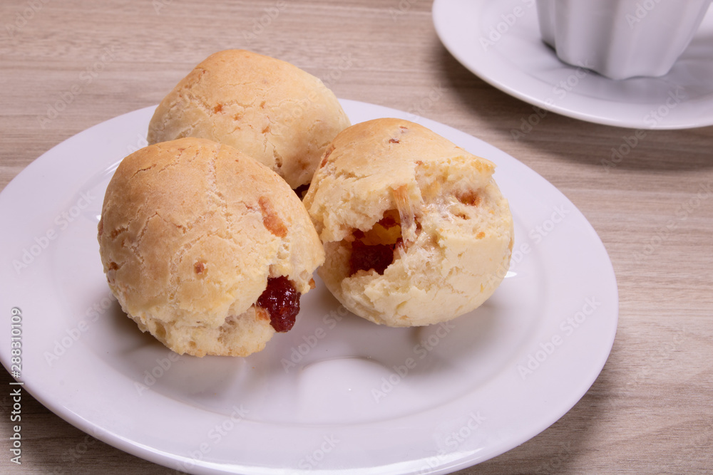 basket of guava cheese breads basket of guava cheese breads