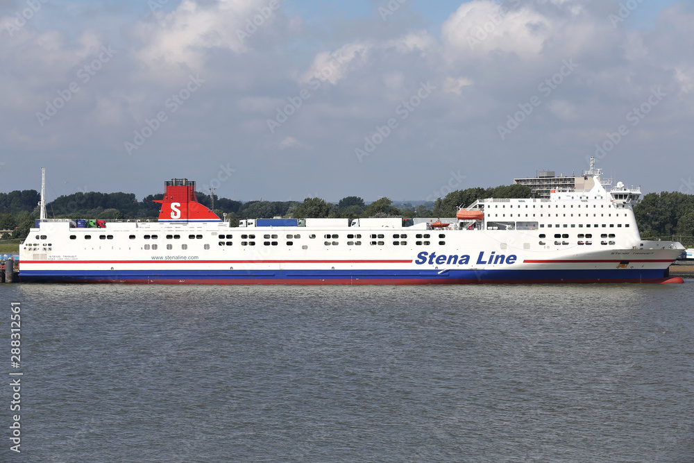 HOOK OF HOLLAND, THE NETHERLANDS June 26, 2016 STENA TRANSIT at