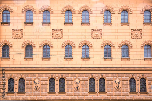 windows and details on an exterior of the building © Venera