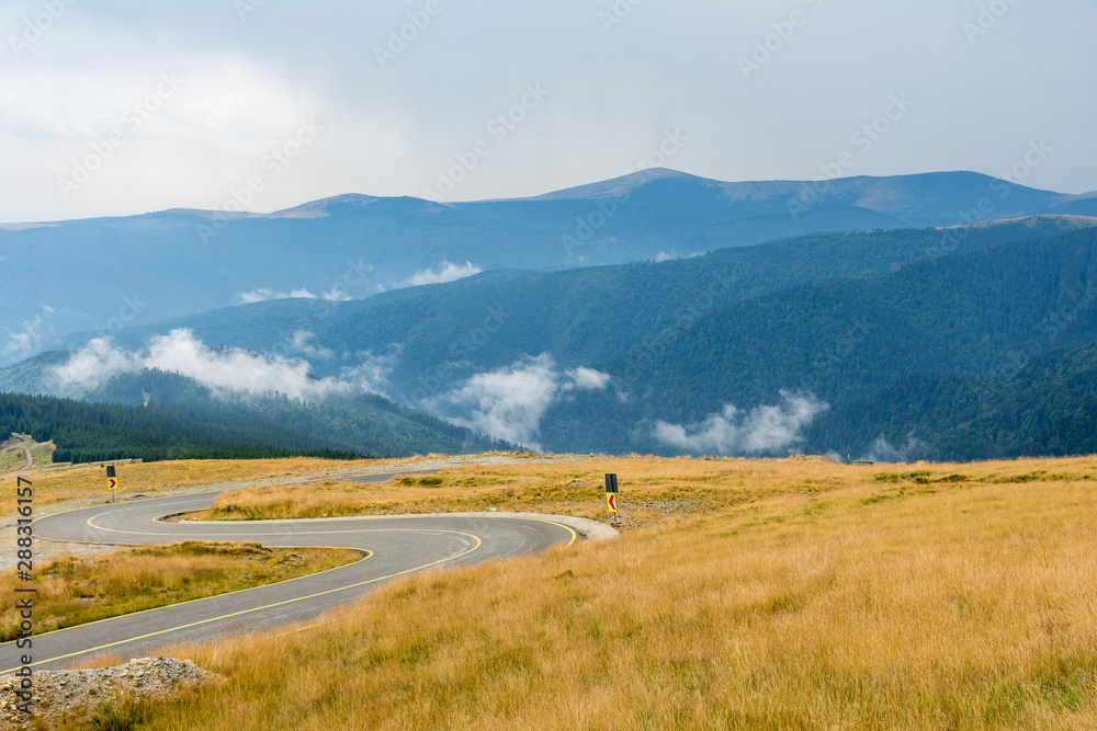 spectacular landscapes from transalpina mountain road romania