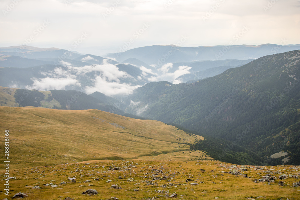 spectacular landscapes from transalpina mountain road romania