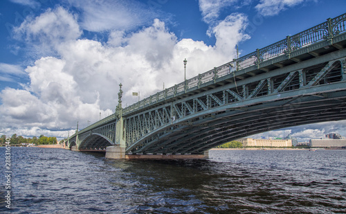 Bridge across the river in Saint Petersburg. Russia. © Venera