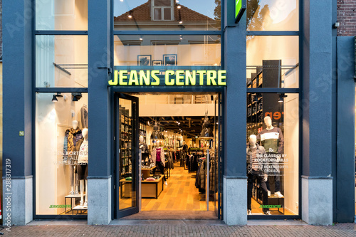 SNEEK, THE NETHERLANDS - NOVEMBER 2, 2018: Jeans Centre store. Jeans Centre  is a Dutch fashion brand with nearly 100 stores and a web shop. Stock Photo  | Adobe Stock