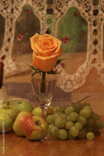 rose and frutes 2 photo
