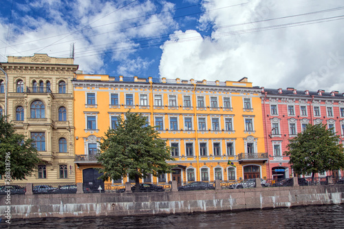 Canals and architecture in Saint Petersburg