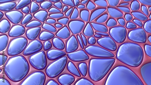 abstract fractal pattern blue texture design illustration