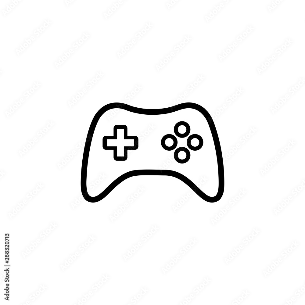Game controller symbol icon vector for web and mobile Game controller symbol icon vector for web and mobile